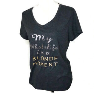 Hanes woman’s tee shirt size medium. Blonde moment